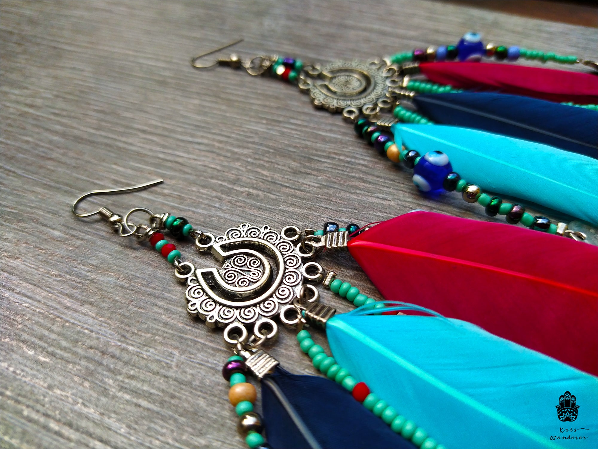 Buy Long Feather Earrings / Earthy Tribal Feather Earrings / Southwest  Jewelry / Native American Earrings / Boho Long Earrings/festival Wear  Online in India - Etsy