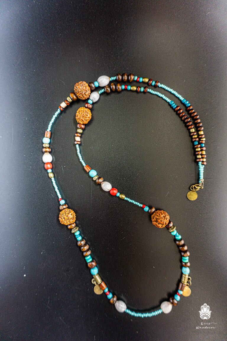 Boho-Hippie Beaded Necklace For Men | Ibiza Style Bohemian Necklace